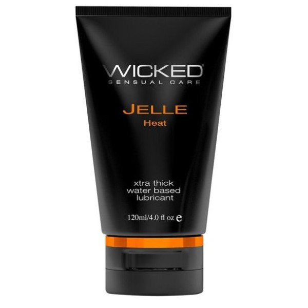 Анальный согревающий лубрикант WICKED JELLE HEAT на водной основе - 120 мл