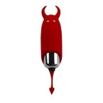 Красный вибростимулятор Devol Mini Vibrator - 8,5 см