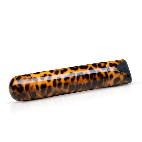 Леопардовая вибропуля Nayo Bullet Vibrator - 9 см