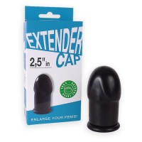 Чёрный латексный удлинитель пениса 2.5 in Чёрный латексный удлинитель пениса 2.5 in