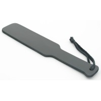 Чёрная кожаная хлопушка - 30,5 см. Чёрная кожаная хлопушка - 30,5 см.