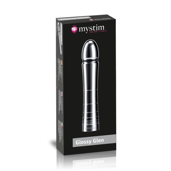 Фаллоимитатор для электростимуляции Glossy Glen Dildo - 14 см