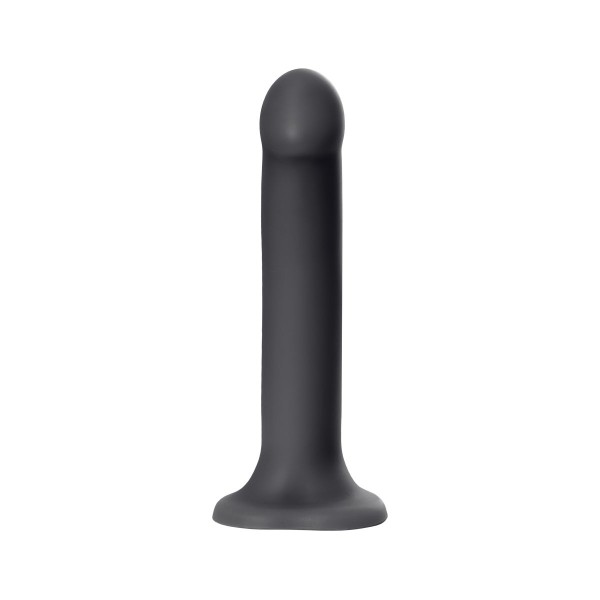 Черный фаллос на присоске Silicone Bendable Dildo XL - 20 см