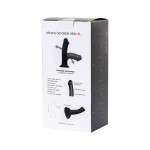 Черный фаллос на присоске Silicone Bendable Dildo XL - 20 см