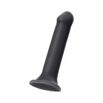 Черный фаллос на присоске Silicone Bendable Dildo XL - 20 см