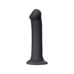 Черный фаллос на присоске Silicone Bendable Dildo XL - 20 см