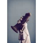 Черный фаллос на присоске Silicone Bendable Dildo XL - 20 см