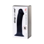 Черный фаллос на присоске Silicone Bendable Dildo XL - 20 см