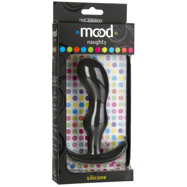 Черная анальная пробка для ношения Mood Naughty 2 45  Silicone - 11,4 см