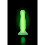 Зеленая, светящаяся в темноте анальная втулка Mortimer Glow - 12,5 см