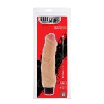 Вибратор-реалистик с крупными венами на поверхности REALSTUFF 8INCH VIBRATOR - 20,3 см