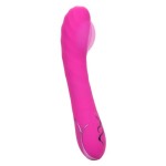Розовый вибромассажер Insatiable G Inflatable G-Wand с функцией расширения - 21,5 см