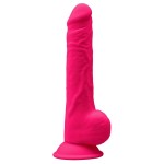 Розовый фаллоимитатор-реалистик Premium Dildo 9,5  Model 3 Premium - 24 см