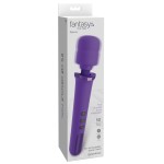 Фиолетовый вибромассажер Rechargeable Power Wand