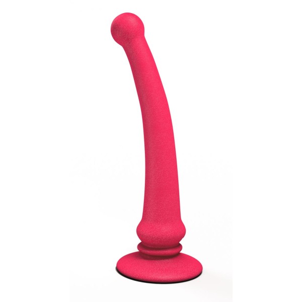 Розовый анальный стимулятор Rapier Plug - 15 см
