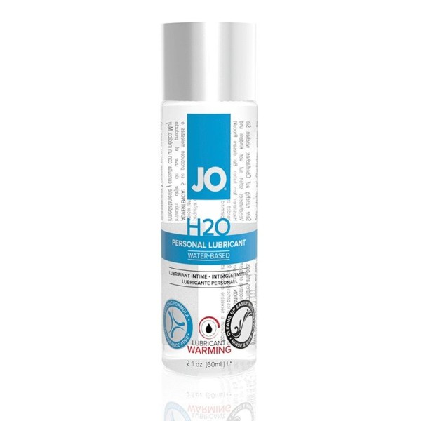 Возбуждающий лубрикант на водной основе JO Personal Lubricant H2O Warming - 60 мл
