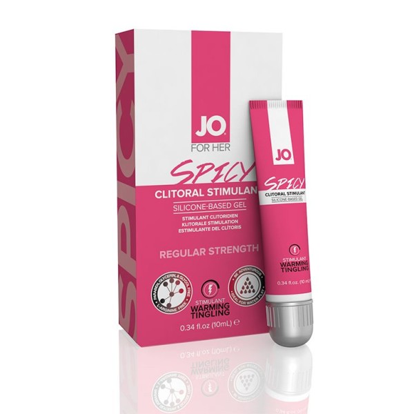 Возбуждающий гель для клитора сильного действия JO SPICY CLITORAL GEL - 10 мл