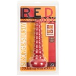 Ребристая анальная втулка Red Boy Anal Wand Butt Plug - 21,3 см