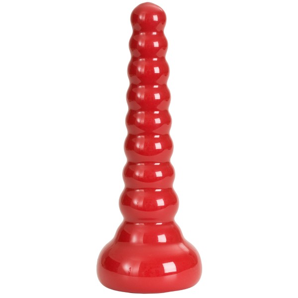 Ребристая анальная втулка Red Boy Anal Wand Butt Plug - 21,3 см