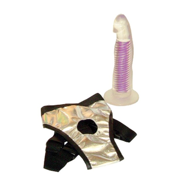 Женский страпон на трусиках STRAP-ON HORIZON DONG - 17,8 см