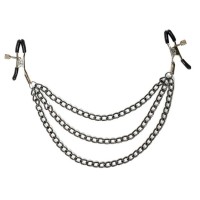 Зажимы на соски Uncensored с тройной цепочкой Зажимы на соски Uncensored с тройной цепочкой