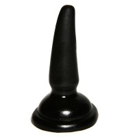 Анальная пробка №2 черного цвета - 11 см. Анальная пробка №2 черного цвета - 11 см.