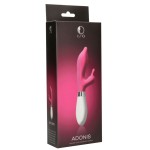 Розовый вибратор-кролик Adonis - 21,5 см