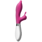 Розовый вибратор-кролик Adonis - 21,5 см