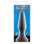 Серая анальная пробка METAL BALL BUTT PLUG - 15 см