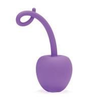 Фиолетовый анальный стимулятор SILICONE MY SECRET CHERRY - 11 см. Фиолетовый анальный стимулятор SILICONE MY SECRET CHERRY - 11 см.