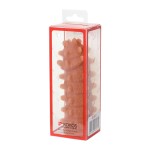 Насадка на фаллос с шипами и продолговатыми бугорками Extreme Sleeve 004 S-size - 12,7 см