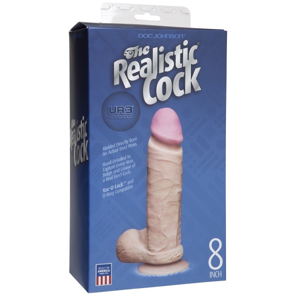 Ультрареалистичный фаллоимитатор The Realistic Cock ULTRASKYN 8” - 20,57 см