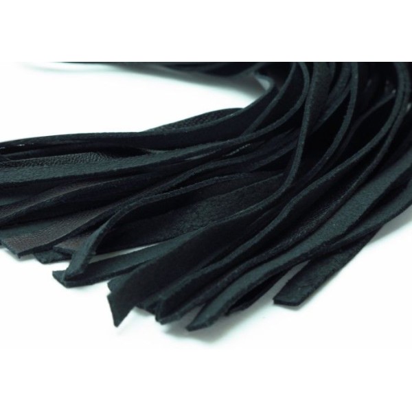 Нежная плеть с красным мехом BDSM Light - 43 см