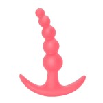 Розовая анальная пробка Bubbles Anal Plug - 11,5 см