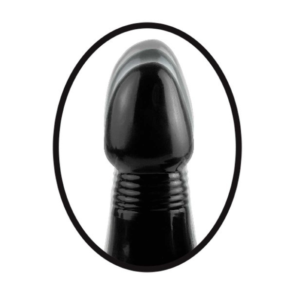 Анальный вибростимулятор фаллической формы Vibrating Thruster - 16 см