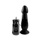 Анальный вибростимулятор фаллической формы Vibrating Thruster - 16 см