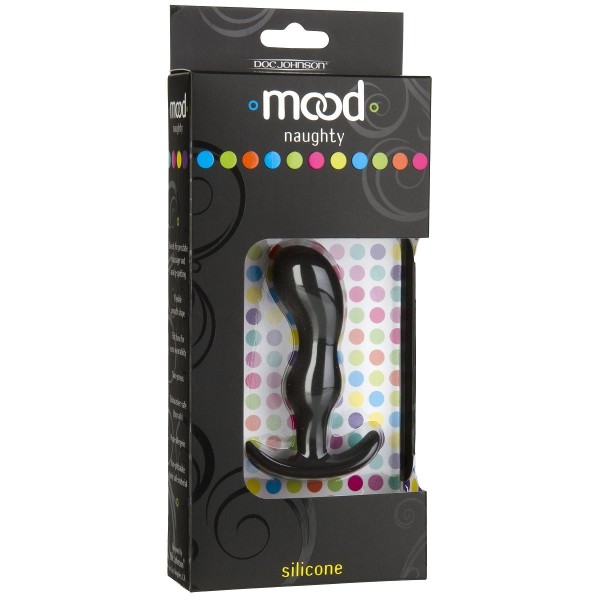 Анальная пробка для ношения Mood Naughty 2 3  Silicone - 7,6 см