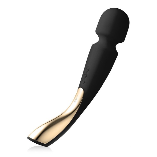 Черный вибромассажёр Lelo Smart Wand 2 Large - 30,4 см