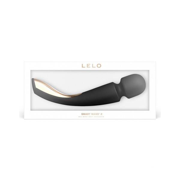 Черный вибромассажёр Lelo Smart Wand 2 Large - 30,4 см