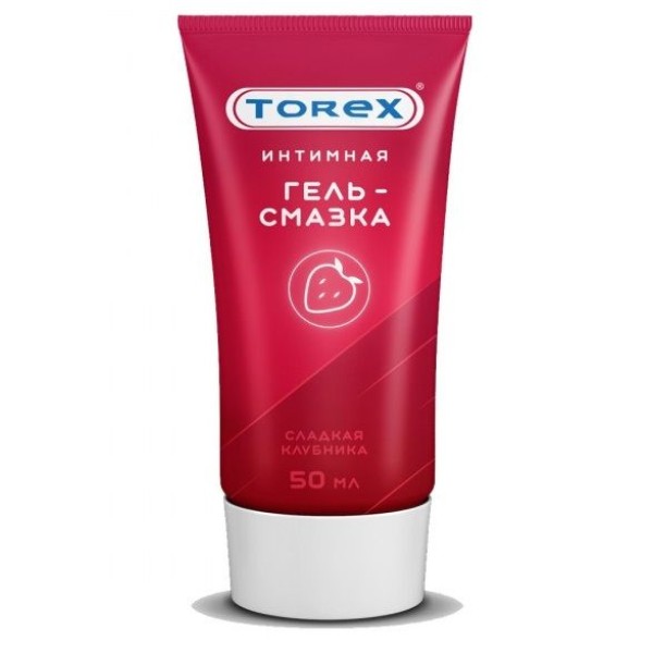 Смазка на водной основе TOREX  Сладкая клубника  - 50 мл