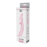 Розовый вибромассажер 2-WAY PLEASER - 21 см