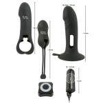 Вибропуля со сменными насадками Vibro-bullet with Remote Control