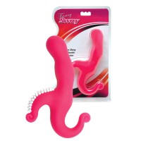 Розовый силиконовый стимулятор 