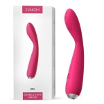 Ярко-розовый G-стимулятор IRIS Clitoral   G-spot Vibrator - 18 см