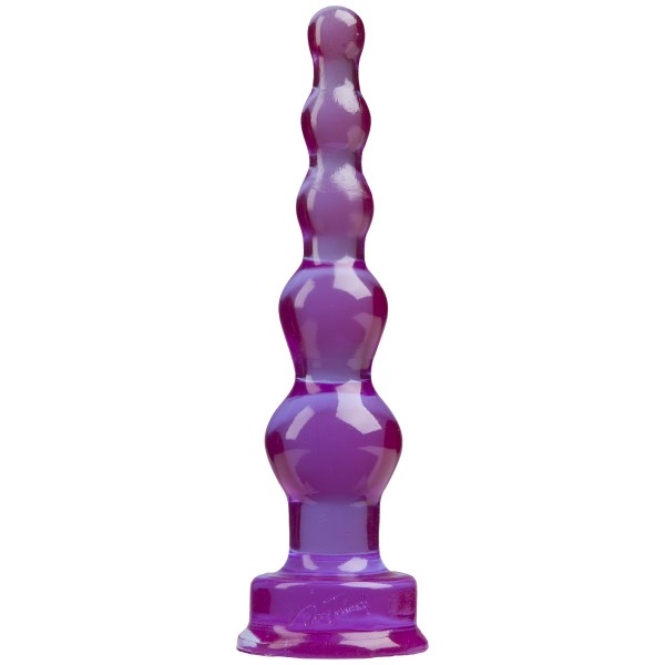 Фиолетовая анальная ёлочка SpectraGels Purple Anal Tool - 17,5 см