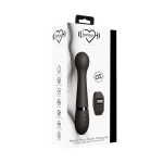 Черный вибромассажер Kegel Wand - 18,5 см