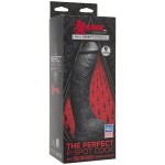 Черный фаллоимитатор-насадка The Perfect P-Spot Cock With Removable Vac-U-Lock Suction Cup - 22,9 см