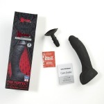 Черный фаллоимитатор-насадка The Perfect P-Spot Cock With Removable Vac-U-Lock Suction Cup - 22,9 см