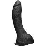 Черный фаллоимитатор-насадка The Perfect P-Spot Cock With Removable Vac-U-Lock Suction Cup - 22,9 см