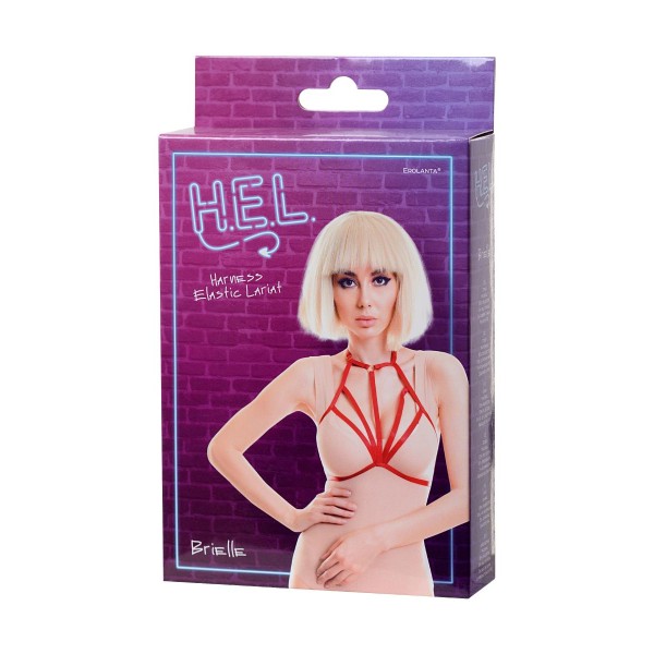 Красная портупея HEL Brielle